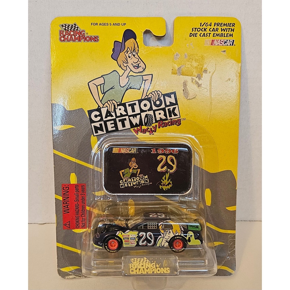 Racing Champions 1996 Shaggy Scooby-Doo NASCAR 1/64 Diecast Car Cartoon Network